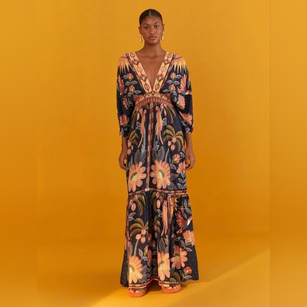 Farm Rio maxi dress NWT